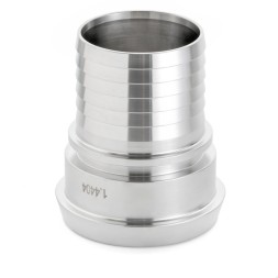 DIN 11851 HEMBRA ESPIGA ESTRIADA 316L