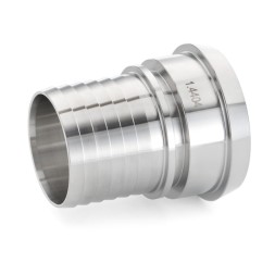 DIN 11851 HEMBRA ESPIGA ESTRIADA 316L