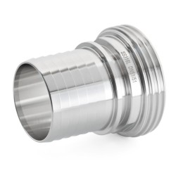 SMS MACHO ESPIGA ESTRIADA 316L